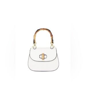 MORE TO COME Hayes Bag in Cream New Womens Clutch Crossbody Evening